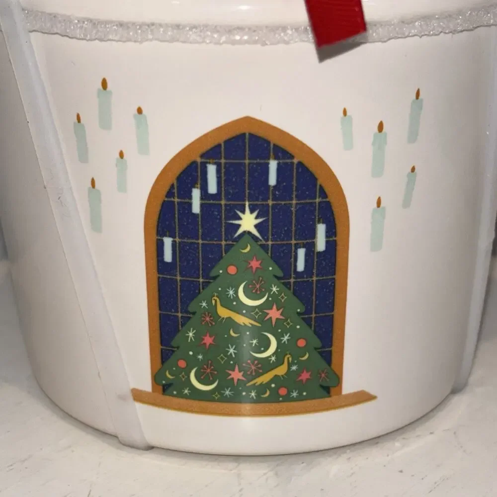 Harry Potter Hogwarts Sorting Hat Deck the Great Hall Christmas Crock NEW